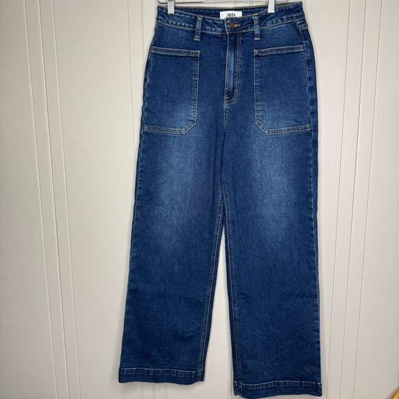 Just Black Denim - Just Black Denim High Rise Dark Blue Jeans